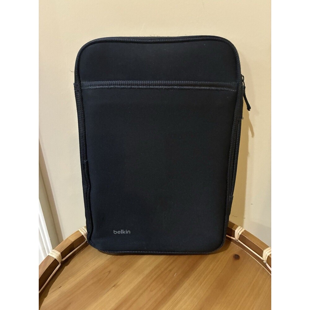 Belkin Padded 13" Laptop Sleeve Carrying Case Black w Pocket Apple Chromebook